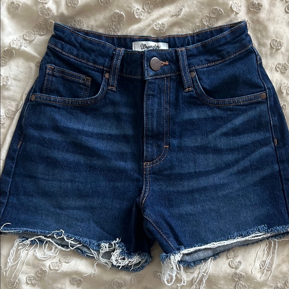 Wrangler High Rise Denim Shorts